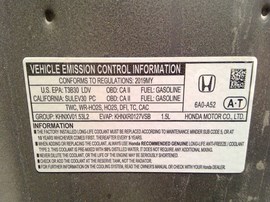 2019 HONDA ACCORD, GRAY, 1.5L, TURBO, AT.  A26218